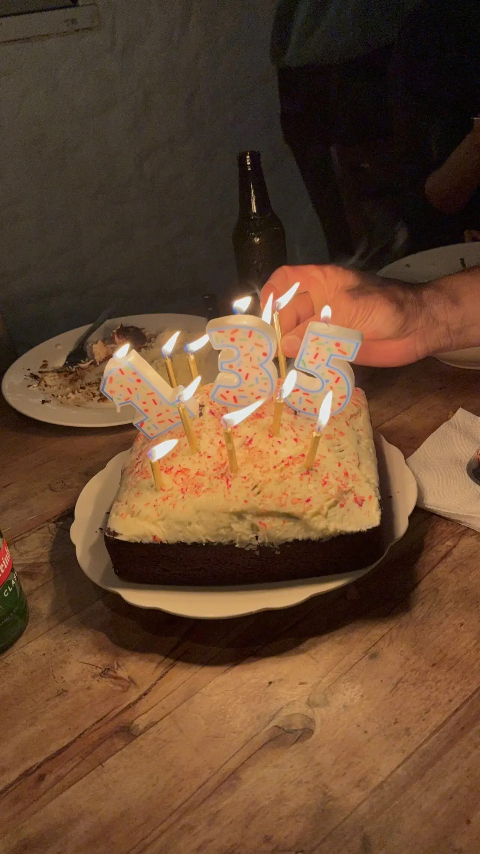 How cool is it to celebrate three birthdays together with some amazing friends on a random island in the South Pacific, getting ready to swim with humpbacks? | Birthday cake with candles reading 135, the combined age of three birthdays celebrated in Tonga, sober celebration, Nomadic Addictt. How cool is it to celebrate three birthdays together with some amazing friends on a random island in the South Pacific, getting ready to swim with humpbacks? | Birthday cake with candles reading 135, the combined age of three birthdays celebrated in Tonga, sober celebration, Nomadic Addictt.