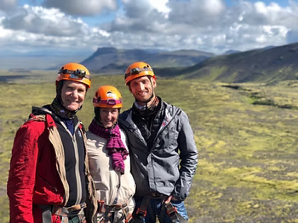 Sober travel in Iceland, into the volcano with my parents